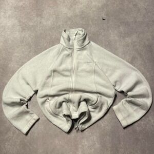 Vintage Columbia White Zip Fleece